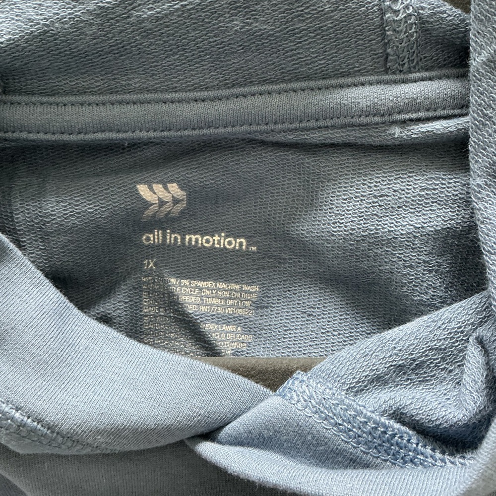 All in Motion Men's Slate Blue Hoodie - Picture 4 of 4